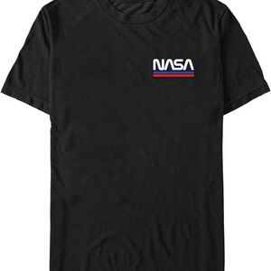 Black NASA T-Shirt for Men (SIZE S)